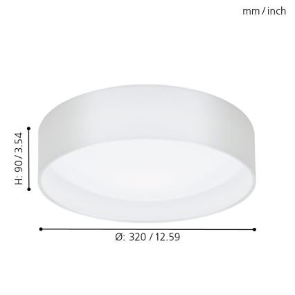 Eglo - LED  plafon 1xLED/11W/230V
