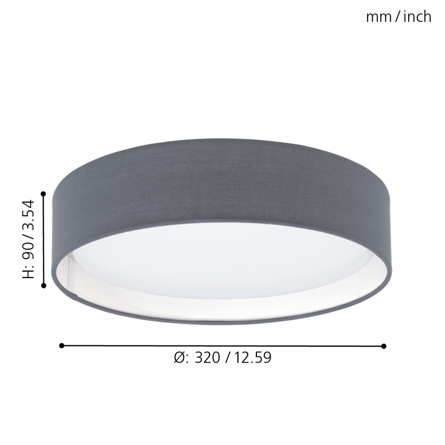 Eglo - LED plafon 1xLED/12W/230V