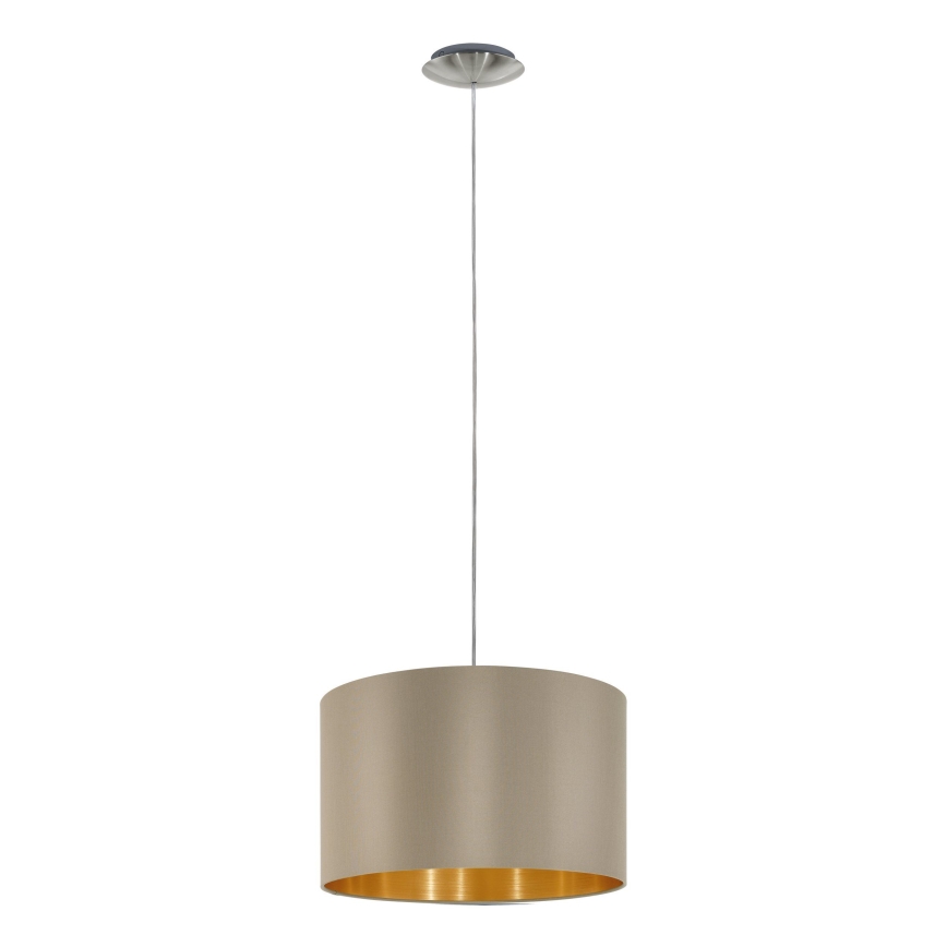 Eglo - Żyrandol na lince 1xE27/60W/230V taupe