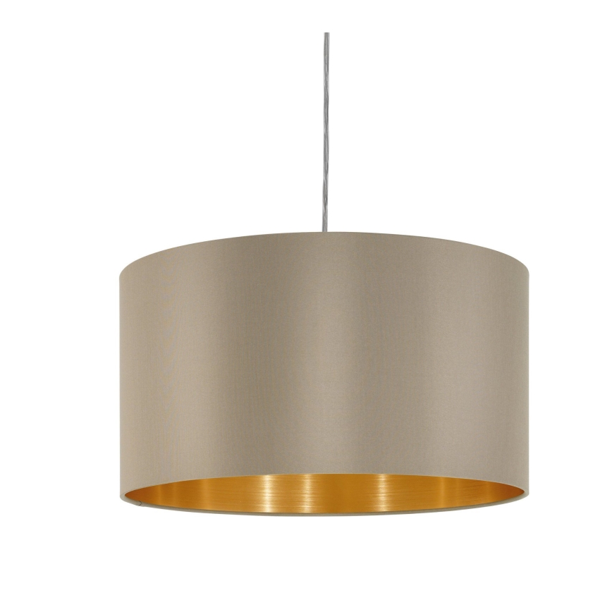 Eglo - Żyrandol na lince 1xE27/60W/230V taupe