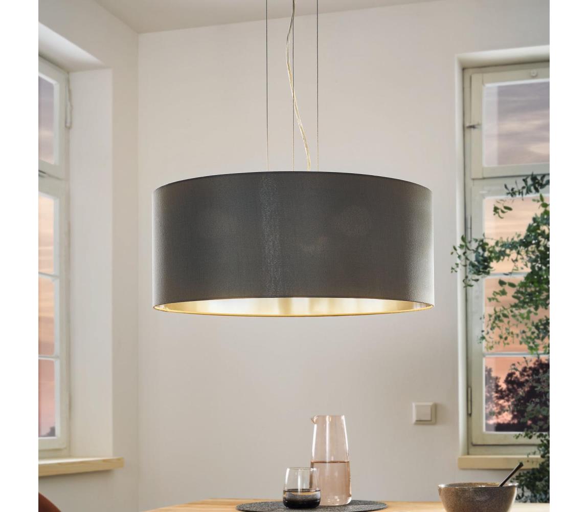 Eglo 31606 - Lampa wisząca MASERLO 3xE27/60W/230V