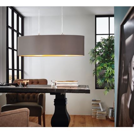 Eglo - Lampa wisząca na linkach 2xE27/60W/230V