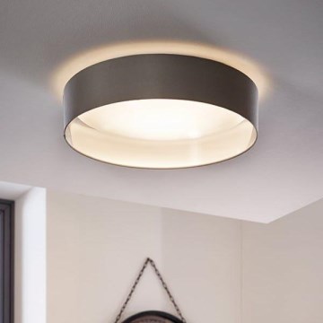 Eglo 31623 - Lampa sufitowa LED MASERLO LED/16W/230V 3000K śr. 40,5 cm szara/srebrna