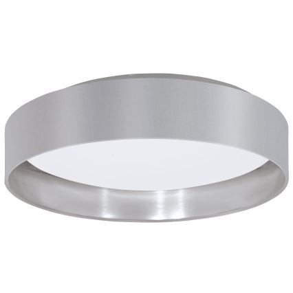 Eglo 31623 - Lampa sufitowa LED MASERLO LED/16W/230V 3000K śr. 40,5 cm szara/srebrna