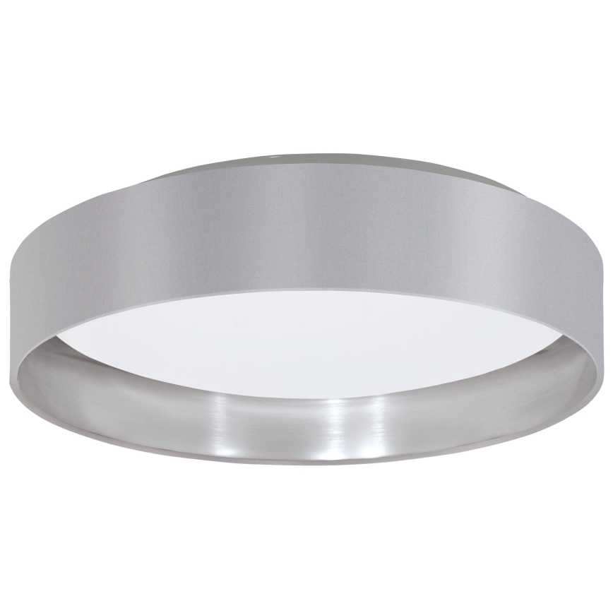Eglo 31623 - Lampa sufitowa LED MASERLO LED/16W/230V 3000K śr. 40,5 cm szara/srebrna