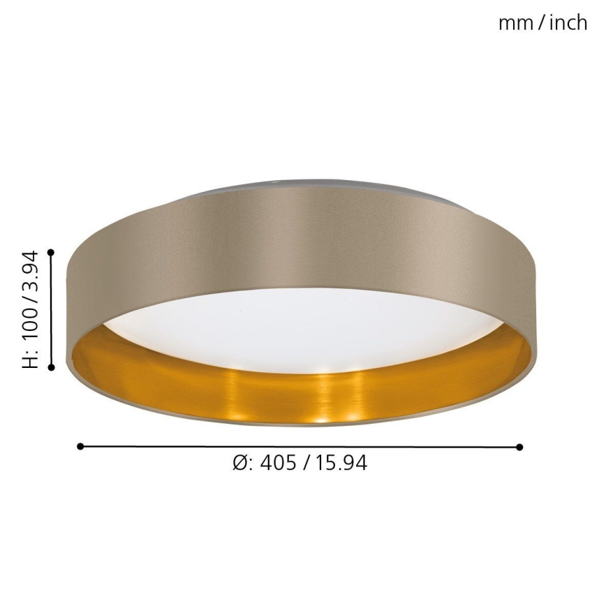 Eglo 31624 - LED plafon MASERLO 1xLED/18W/230V