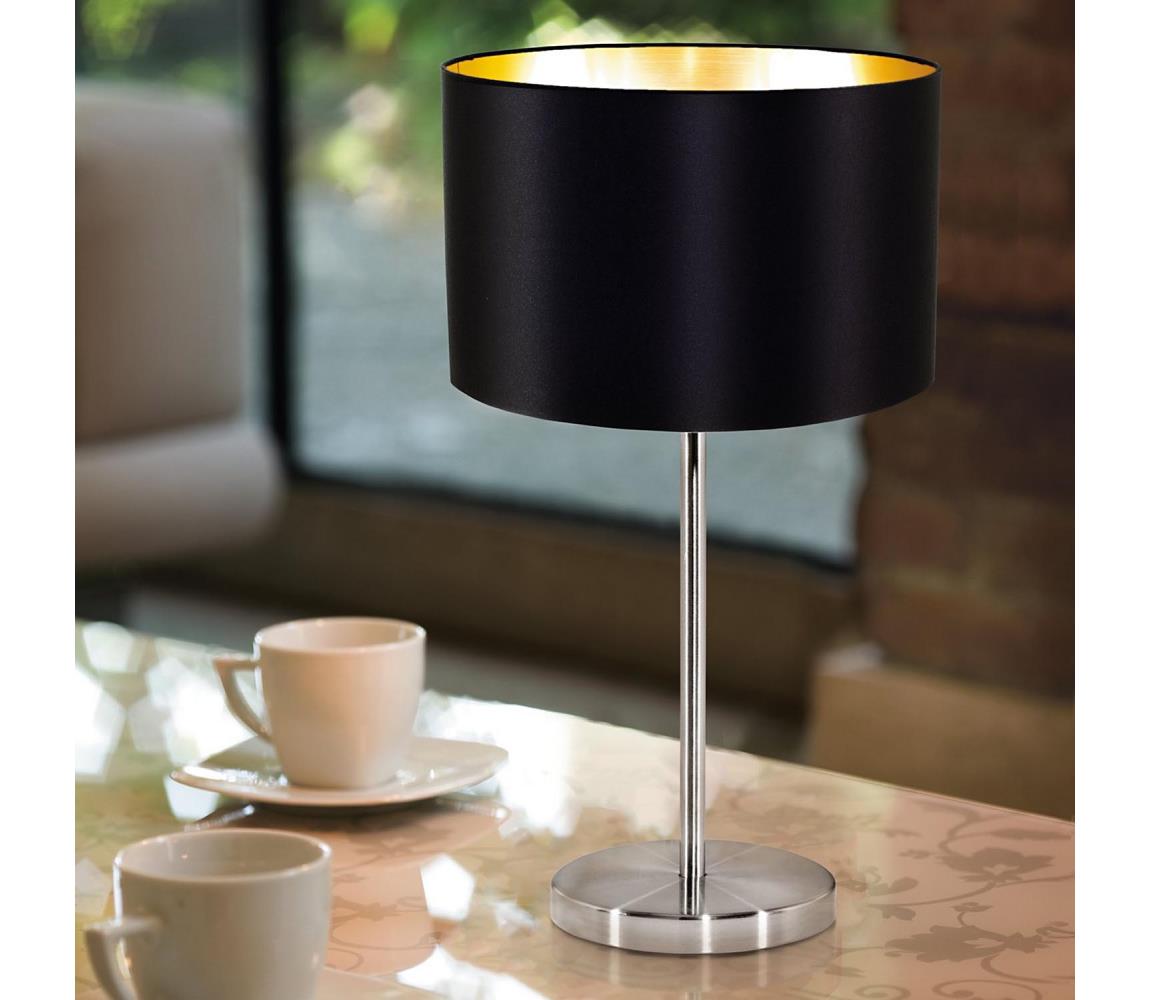 Eglo 31627 - Lampa stołowa MASERLO 1xE27/60W/230V