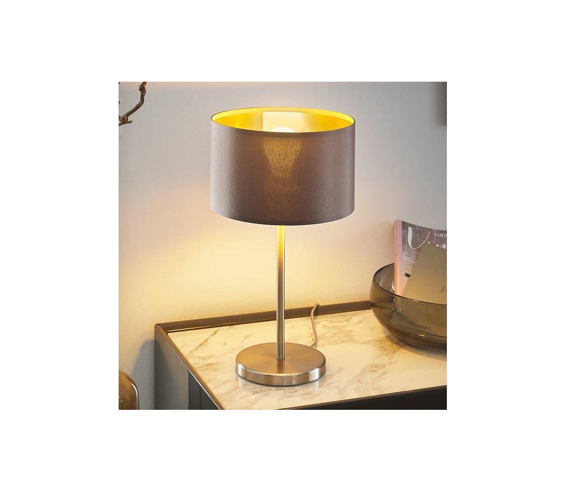 Eglo 31631 - Lampa stołowa MASERLO 1xE27/60W/230V