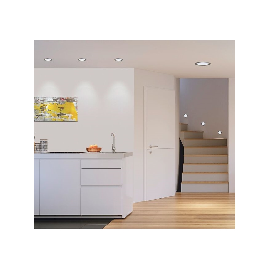 Eglo 31671 - Wpuszczana oprawa sufitowa LED FUEVA 1 LED/10,9W/230V śr. 17 cm