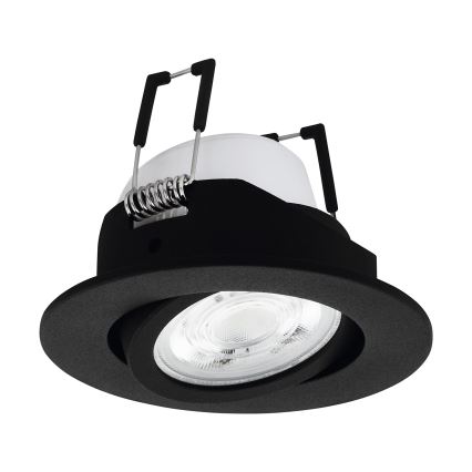 Eglo 31695 - LED RGBW Ściemnialna oprawa wpuszczana SALICETO-Z LED/4,7W/230V 2700-6500K czarny
