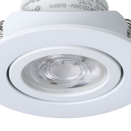 Eglo 31696 - LED RGBW Ściemnialna oprawa wpuszczana SALICETO-Z LED/4,7W/230V 2700-6500K biały