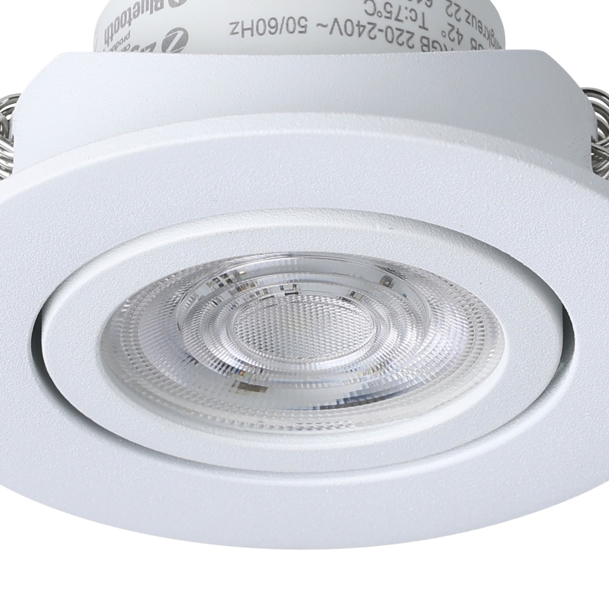 Eglo 31696 - LED RGBW Ściemnialna oprawa wpuszczana SALICETO-Z LED/4,7W/230V 2700-6500K biały