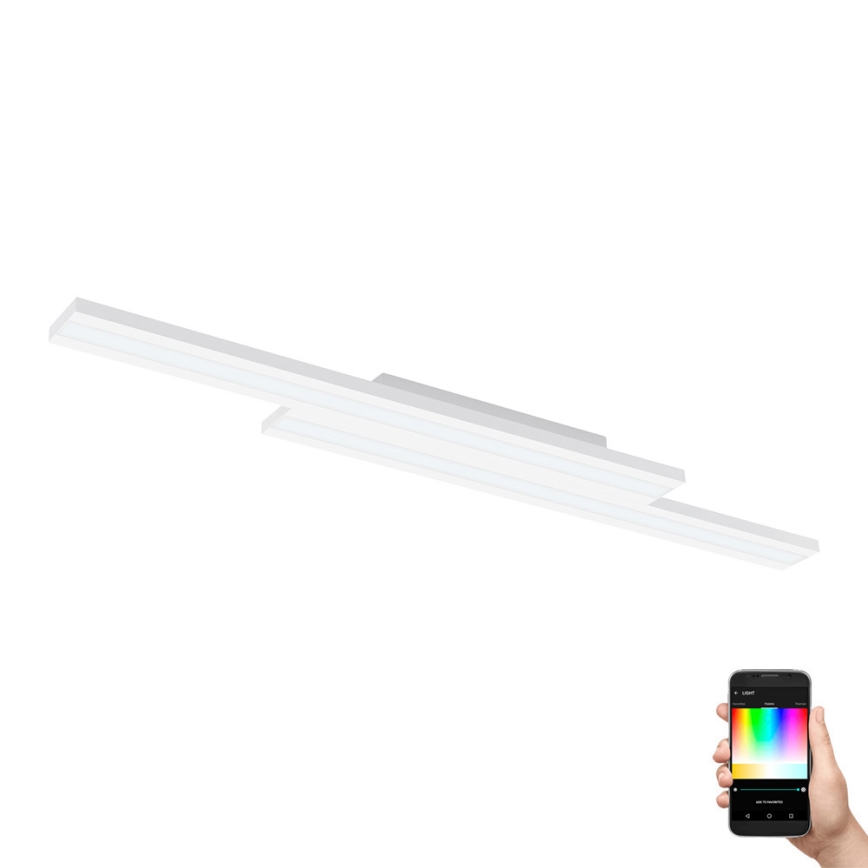 Eglo 31713 - LED RGBW Ściemnialny plafon SALITERAS-Z LED/20,4W/230V 2700-6500K biały