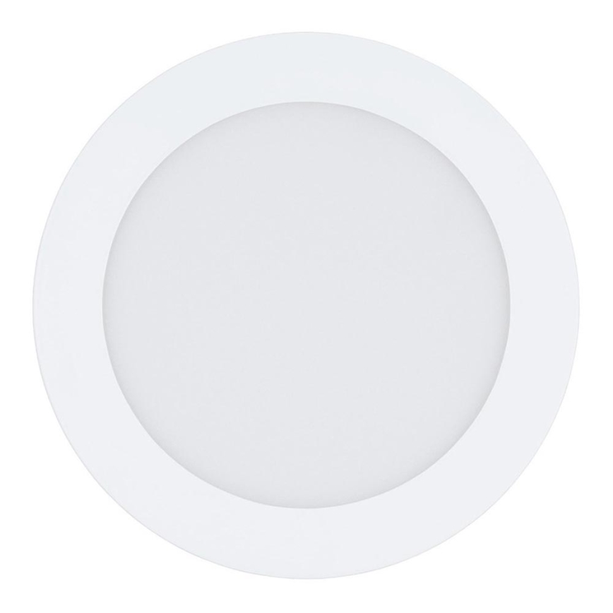 Eglo 31742 - ściemnialna wpuszczana oprawa LED do łazienki FUEVA-Z LED/10,5W/230V 2700-6500K IP44 biała śr. 16,5 cm