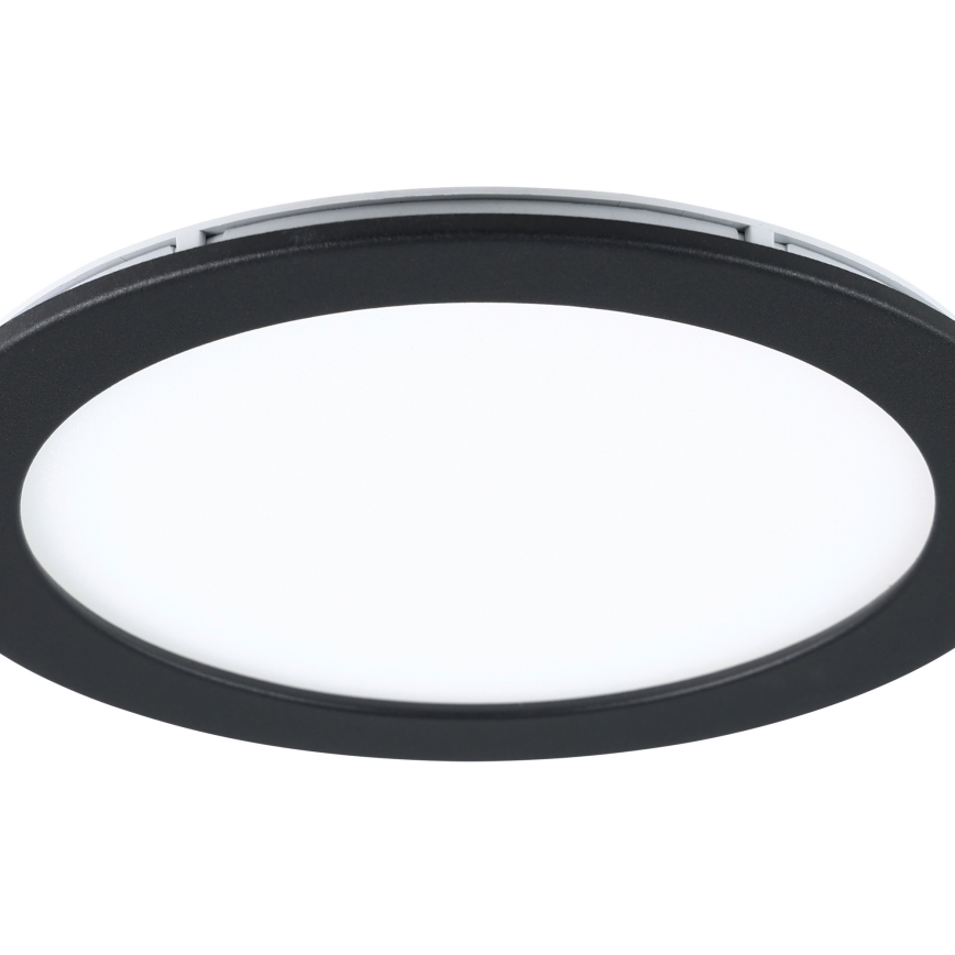 Eglo 31744 - LED Ściemnialne wpuszczane oświetlenie łazienkowe FUEVA-Z LED/10,5W/230V 2700-6500K IP44 czarny