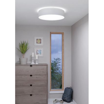 Eglo 31766 - LED RGBW ściemnialna lampa sufitowa ROMAO-Z LED/35W/230V 2700–6500K, średnica 57 cm, biała