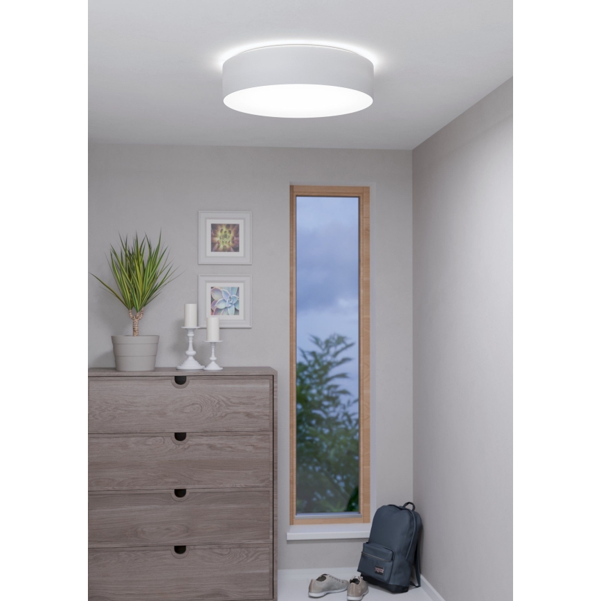 Eglo 31766 - LED RGBW ściemnialna lampa sufitowa ROMAO-Z LED/35W/230V 2700–6500K, średnica 57 cm, biała