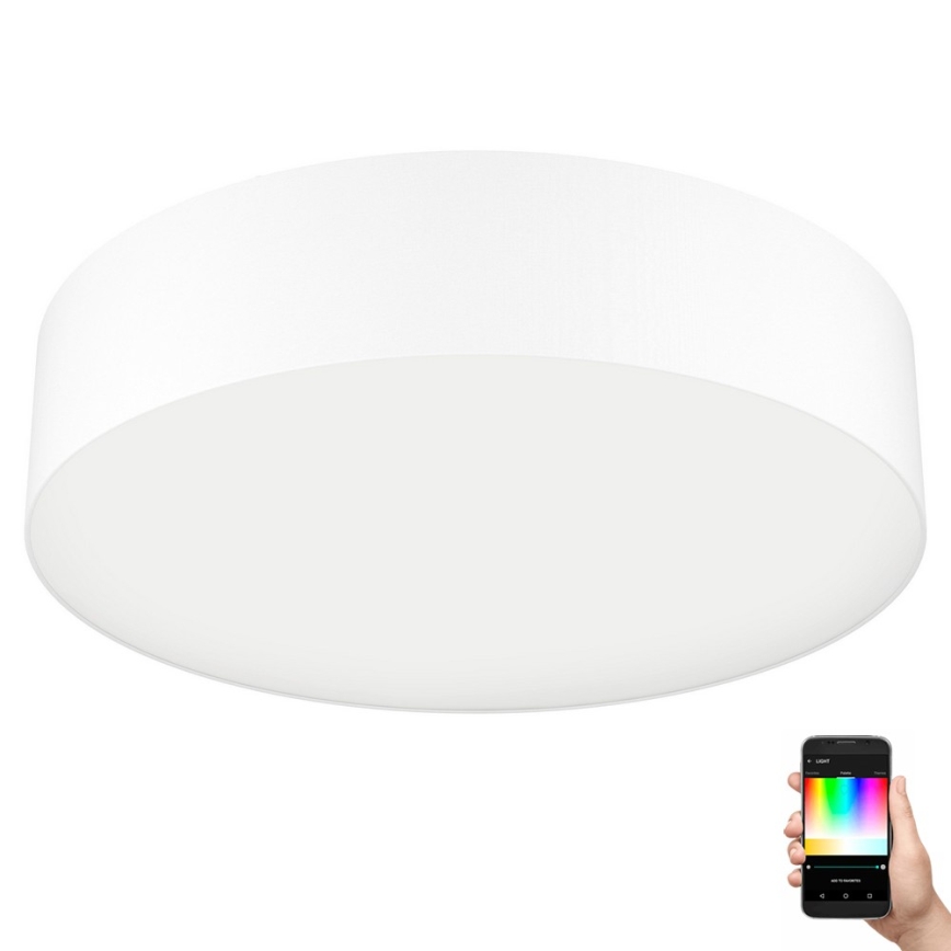 Eglo 31766 - LED RGBW ściemnialna lampa sufitowa ROMAO-Z LED/35W/230V 2700–6500K, średnica 57 cm, biała