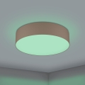 Eglo 31767 - LED RGBW ściemnialna oprawa sufitowa ROMAO-Z LED/35W/230V 2700-6500K, średnica 57 cm, taupe