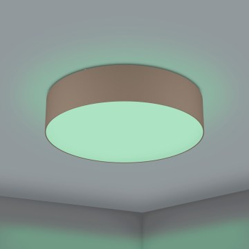 Eglo 31767 - LED RGBW ściemnialna oprawa sufitowa ROMAO-Z LED/35W/230V 2700-6500K, średnica 57 cm, taupe