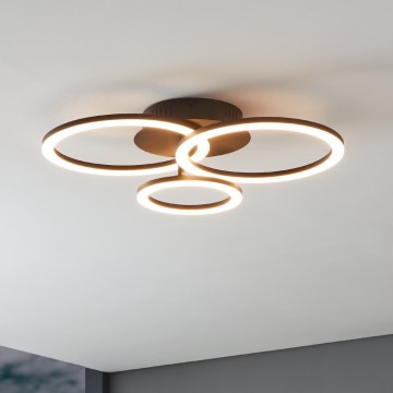 Eglo 31771 - LED Plafon ściemnialny PARRAPOS-Z LED/33W/230V 3000-6500K czarny