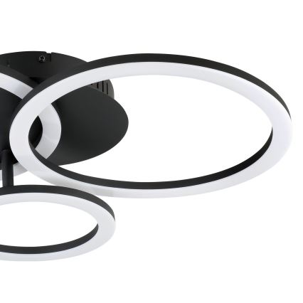 Eglo 31771 - LED Plafon ściemnialny PARRAPOS-Z LED/33W/230V 3000-6500K czarny