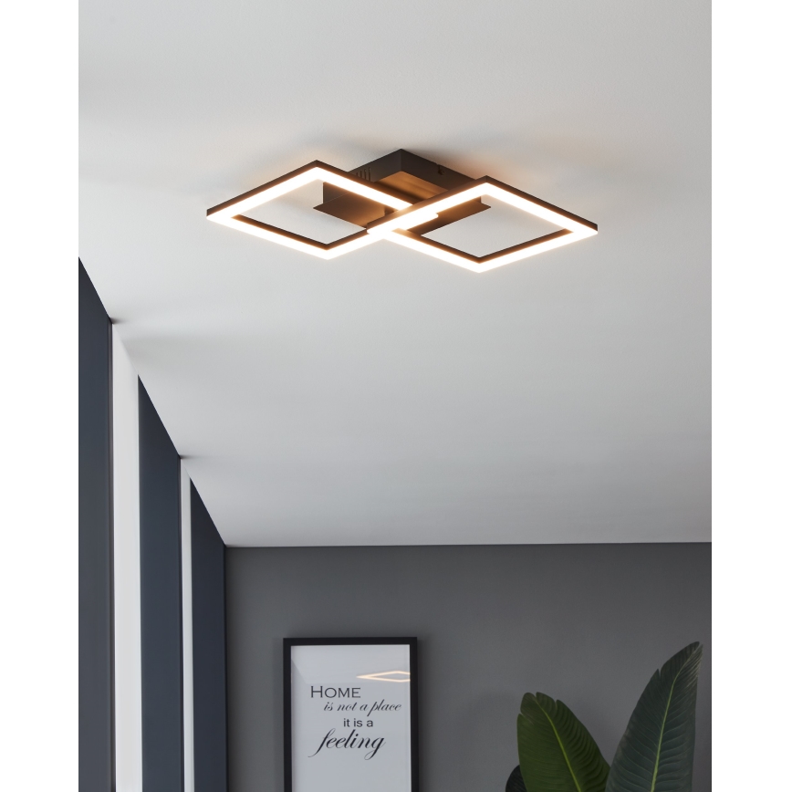 Eglo 31774 - LED Plafon ściemnialny PARANDAY-Z LED/21,5W/230V 3000-6500K czarny