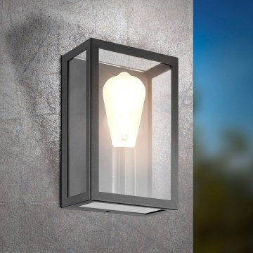 Eglo 31778 - LED RGBW ściemnialna zewnętrzna lampa ścienna ALAMONTE-Z LED/4,9W/230V 3000K IP44 czarna