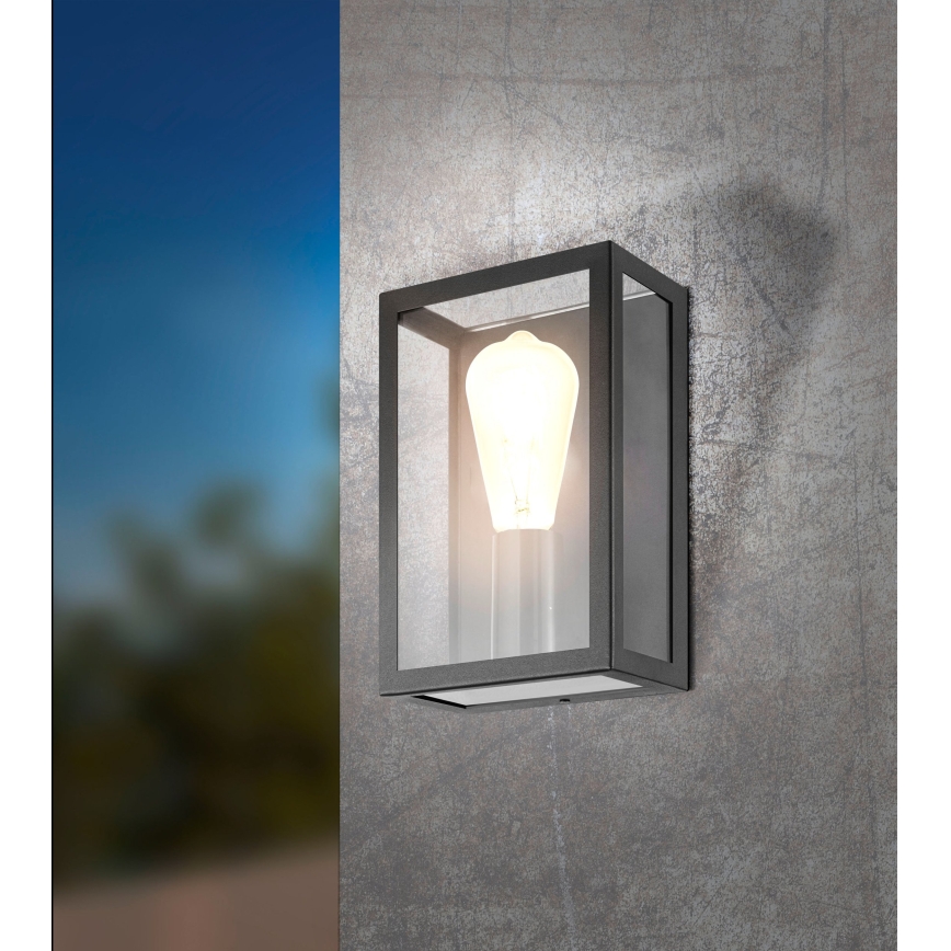 Eglo 31778 - LED RGBW ściemnialna zewnętrzna lampa ścienna ALAMONTE-Z LED/4,9W/230V 3000K IP44 czarna