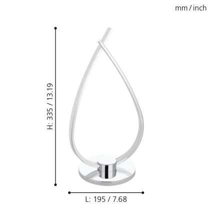 Eglo - LED Lampa stołowa LED/14W/230V