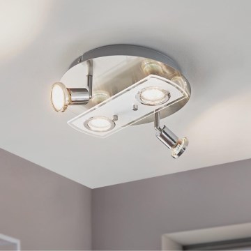 Eglo 32001 - Oprawa sufitowa LED PAWEDO 1 4xGU10-LED/3W/230V