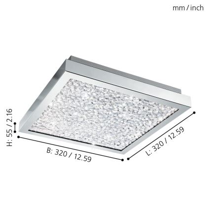 Eglo - LED Lampa sufitowa LED/16W/230V