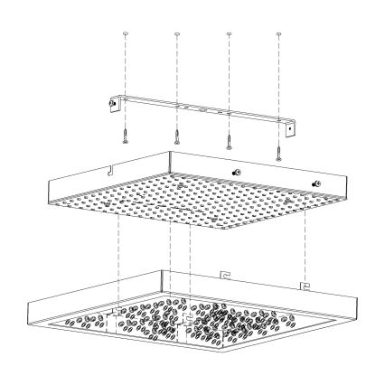 Eglo - LED Lampa sufitowa LED/16W/230V