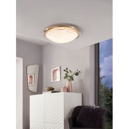 Eglo 32094 - LED Plafon PLANET LED/11W/230V 3000K matowy chrom