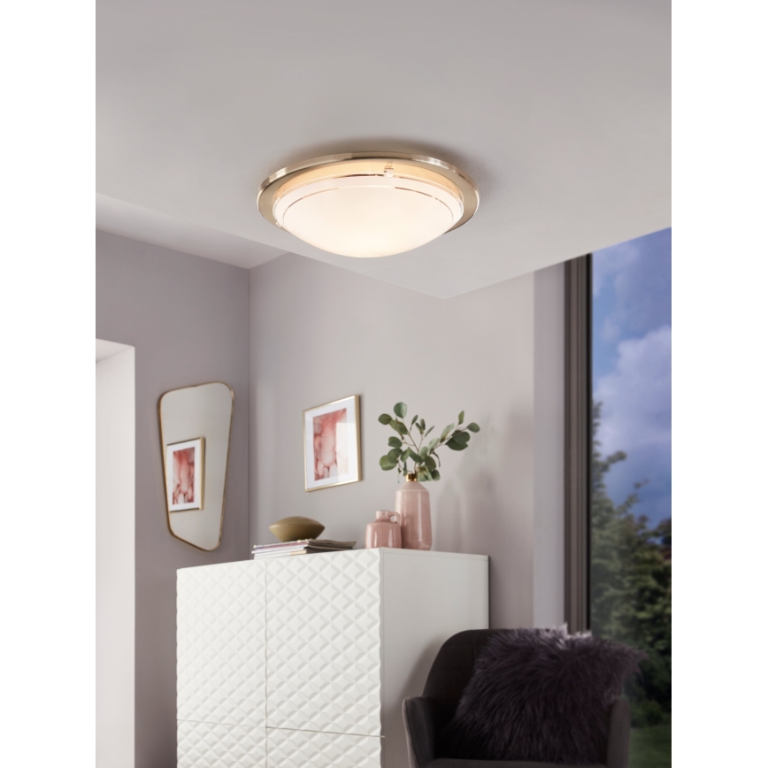 Eglo 32094 - LED Plafon PLANET LED/11W/230V 3000K matowy chrom