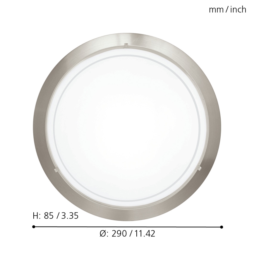 Eglo 32094 - LED Plafon PLANET LED/11W/230V 3000K matowy chrom