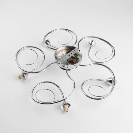 Eglo 32103 - Lampa sufitowa natynkowa VELAGO 5xG9/33W/230V chrom błyszczący