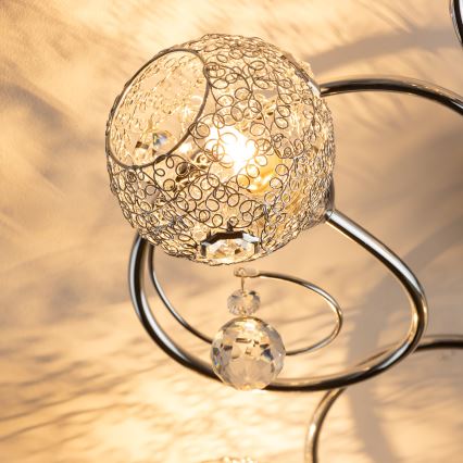 Eglo 32103 - LED Przysufitowy żyrandol VELAGO 5xG9/33W/230V błyszczący chrom