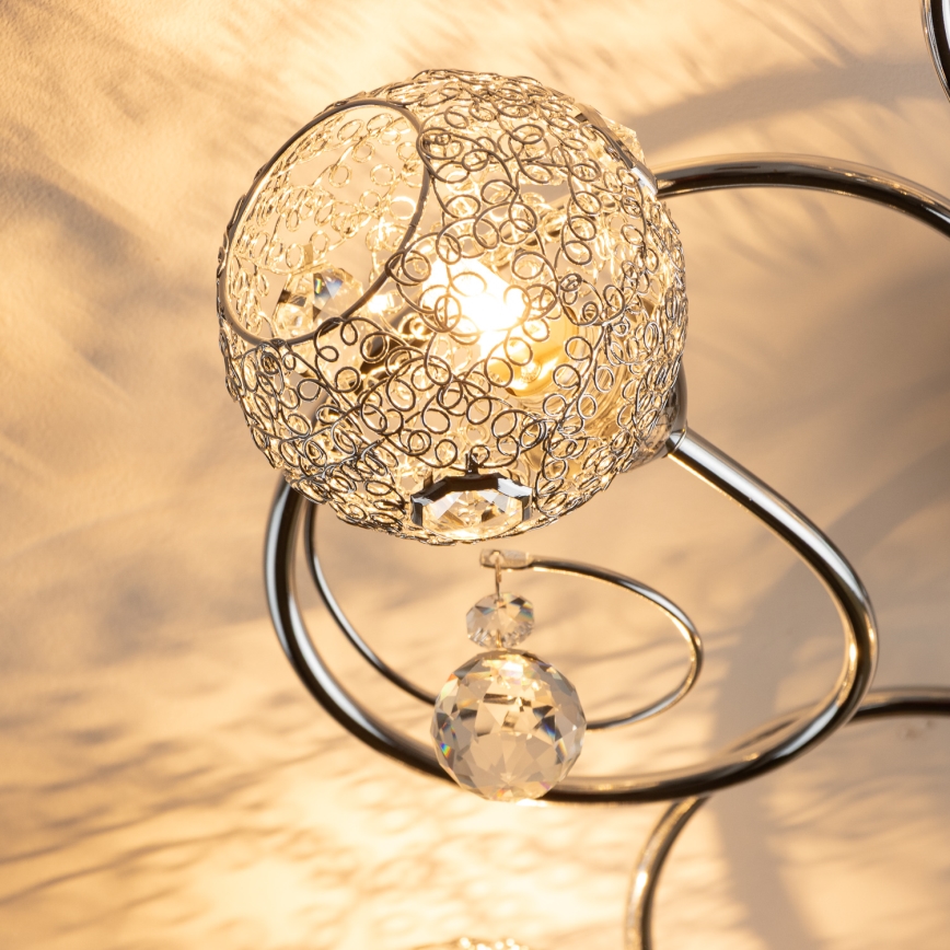 Eglo 32103 - Przysufitowy żyrandol LED VELAGO 5xG9/33W/230V chrom błyszczący