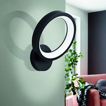 Eglo 32325 - LED RGBW Kinkiet ściemnialny MARGHERA-C LED/16W/230V 2700-6500K czarny