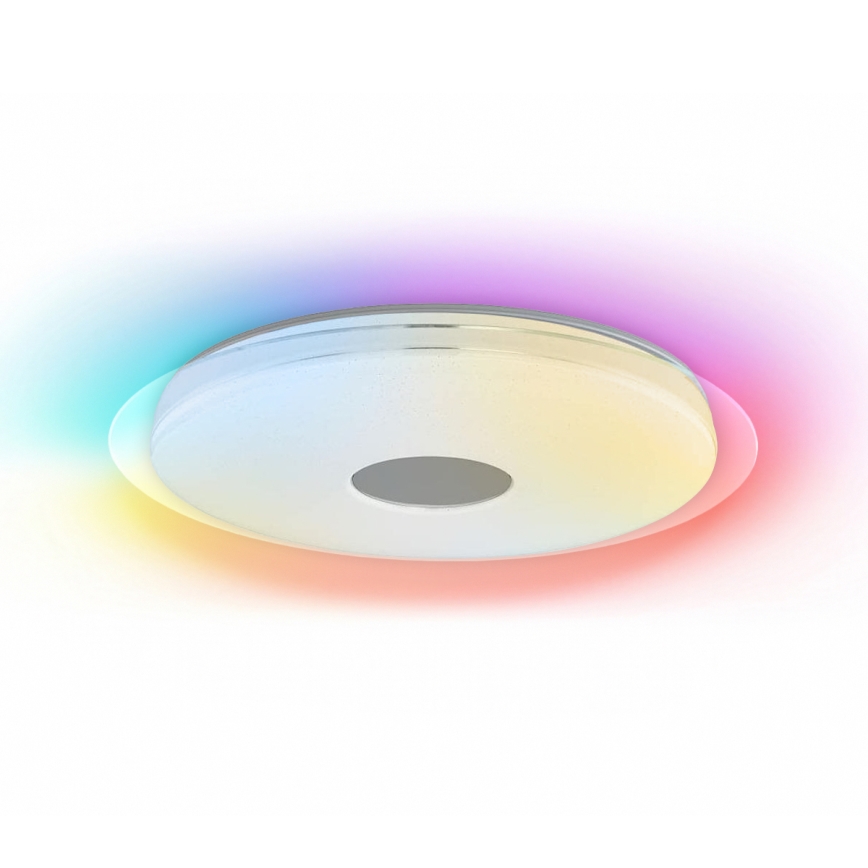 Eglo 32344 - LED RGBW ściemnialna oprawa sufitowa LANCIANO-C LED/53W/230V 2700-6500K + zdalne sterowanie