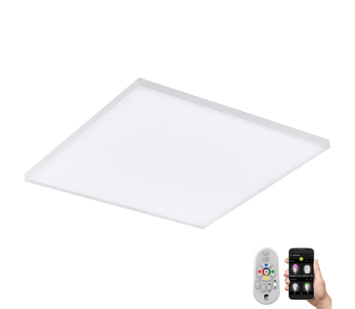 Eglo 32346- Ściemnialna lampa sufitowa RGBW TURCONA LED/21W/230V + pilot