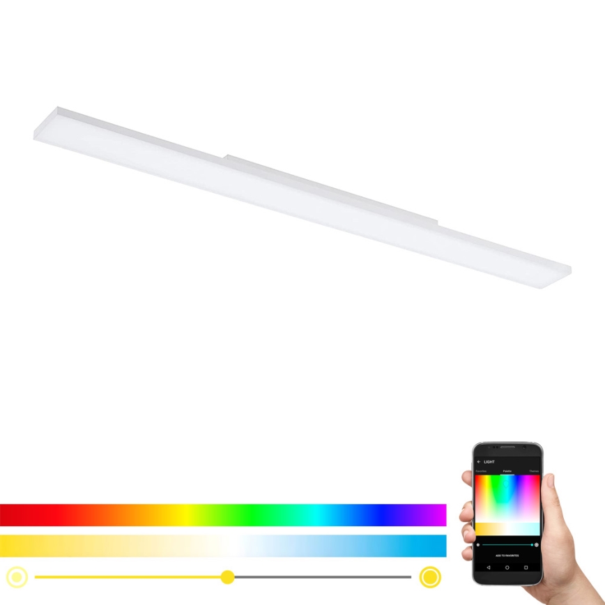 Eglo 32349 - LED RGBW ściemnialna oprawa sufitowa TURCONA-C LED/34W/230V 2700-6500K + pilot zdalnego sterowania