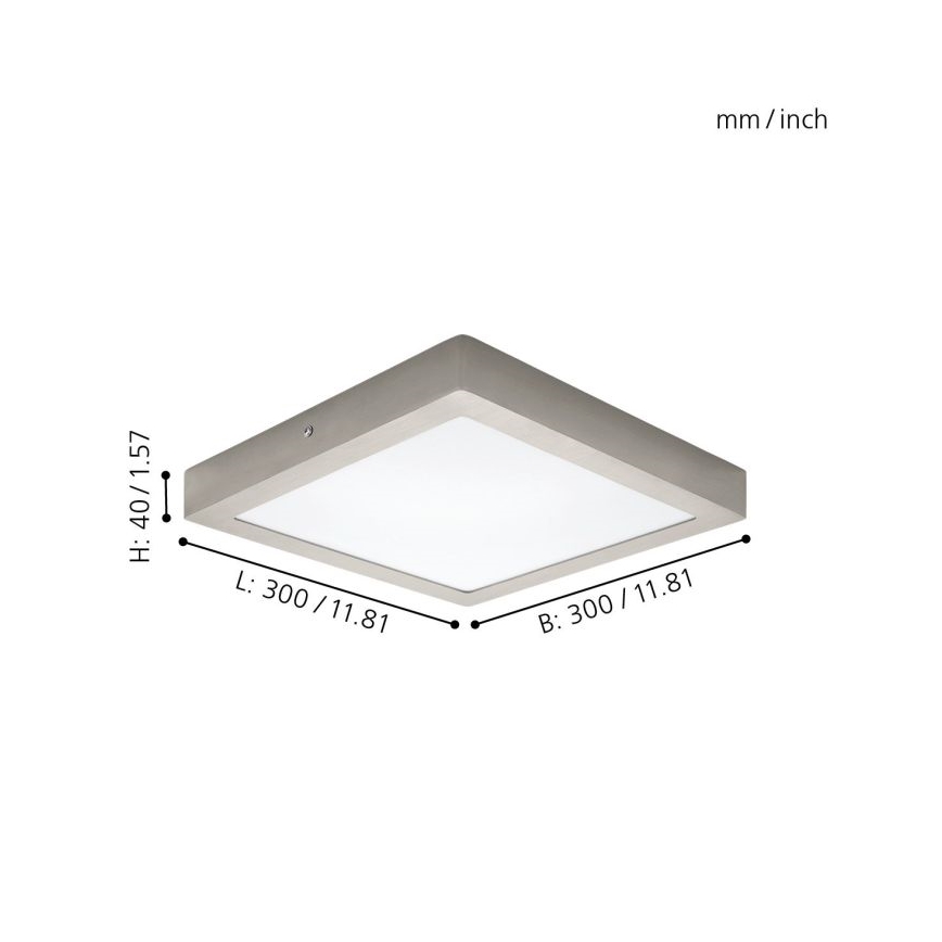 Eglo 32446 - LED Lampa sufitowa FUEVA 1 LED/24W/230V