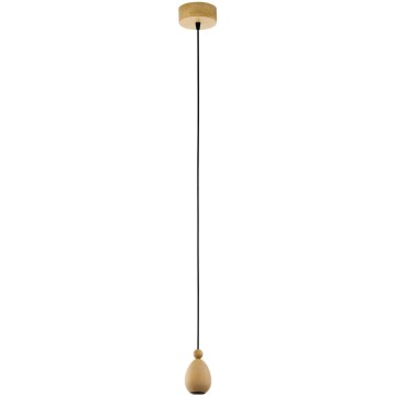 Eglo 32543 - Lampa sufitowa YORTH 1xE27/60W/230V dąb