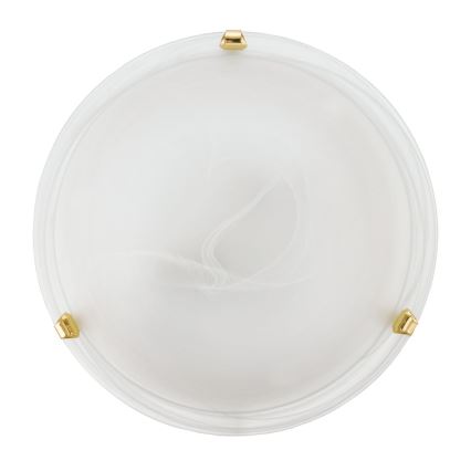 Eglo 32601 - plafon sufitowy LED SALOME LED/11W/230V śr. 30 cm złoty/szkło alabastrowe