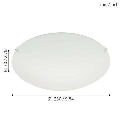 Eglo 32602 - Lampa sufitowa LED MARS LED/11W/230V śr. 25 cm