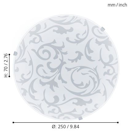 Eglo 32606 - Plafon LED MARS 11W/230V Ø 25 cm