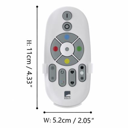 Eglo - Zdalne sterowanie CONNECT 2xAAA Bluetooth