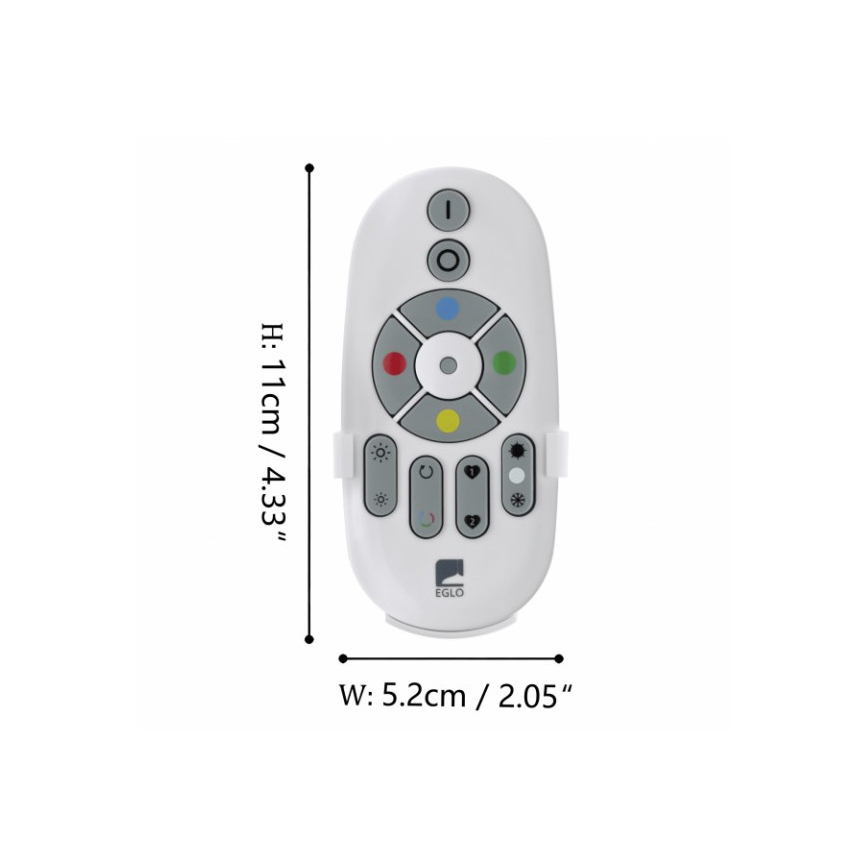Eglo - Zdalne sterowanie CONNECT 2xAAA Bluetooth